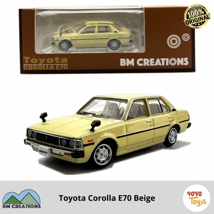 AR2158 BM Creations 1/64 Toyota Corolla E70 Beige BMC