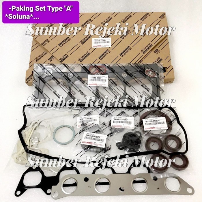 packing set soluna paking gasket full set soluna original