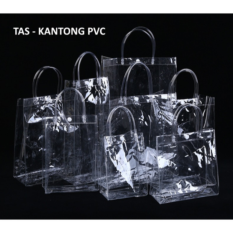 

cod Tas Mika PVC | Kantong Mika | Goodie Bag | Hampers Bag | Gift Bag | Kantong Souvenir Transparant Bening