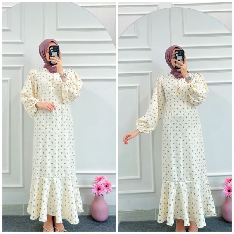 RH - RFS DRESS MAXI TINIA / ZALICA SHAKILA MAXI PART 4 / DANDELION ADELINE Fashion Wanita Hijab Styl