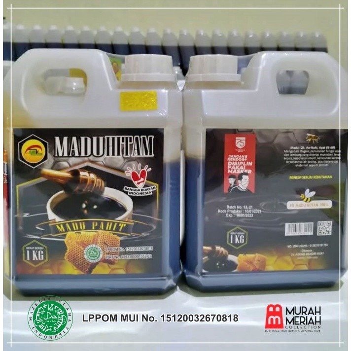 

h Madu Hitam Pahit Amk 1 kilo