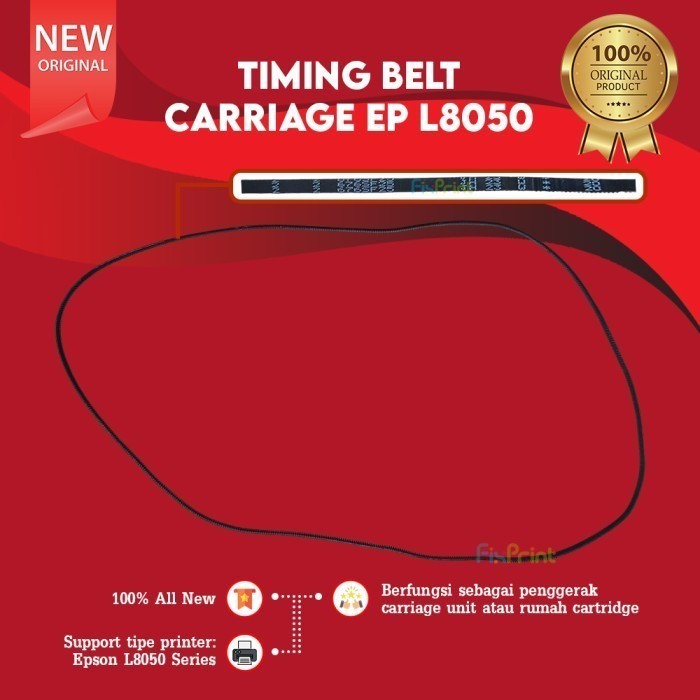 Timing Belt Epson L-8050 Carriage Belt L8050 Part Number 1829777