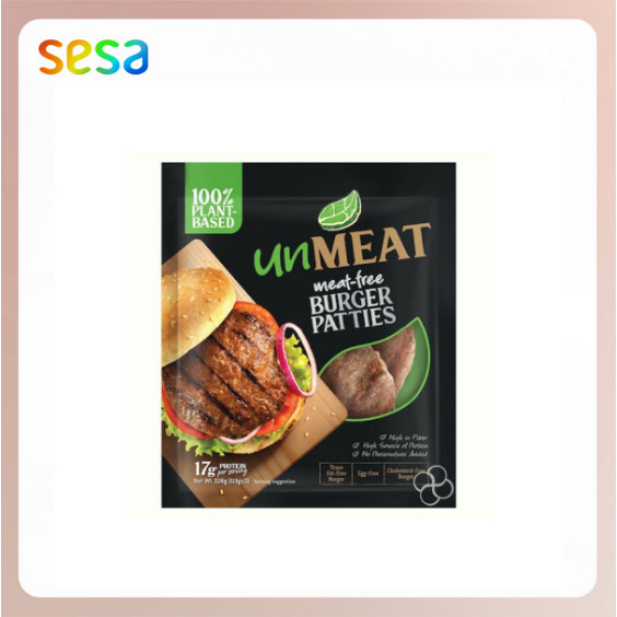 

UN MEAT Burger Patties 226gr - 100% Plant-BAsed
