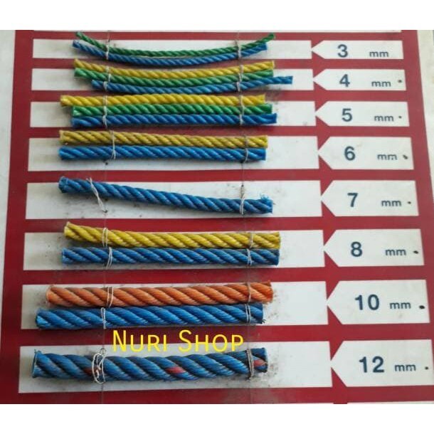 

(HARGA 1 ROLL) Tali Tampar 4mm/ Tali ikat plastik 4mm SEA GULL