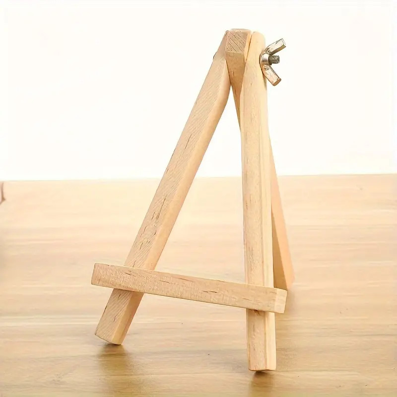 Stand Kayu Wooden Easel - Stand Pigura Kayu Jati Belanda