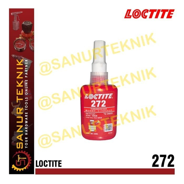 Loctite 272 / Lem Baut Loctite272 / Loctite Thread Locker 272 ( 50ml )