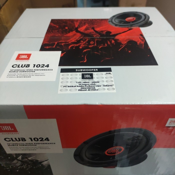Subwoofer JBL CLUB 1024 Subwoofer JBL 10 Inch