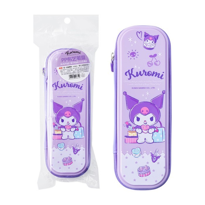 

NEW ! BEST SELLER Kotak Pensil Anak HardCase Ada Sekat Kuromi Melody Cinnamoroll Kitty - HC Kuromi