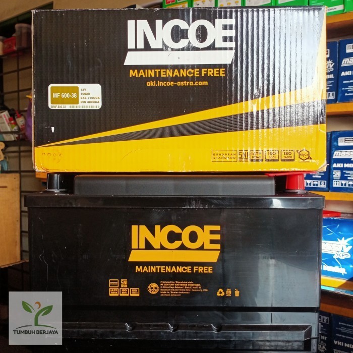 Aki Kering MF INCOE 600-38 / 600-44 12V 100Ah for Mercy Captiva Diesel