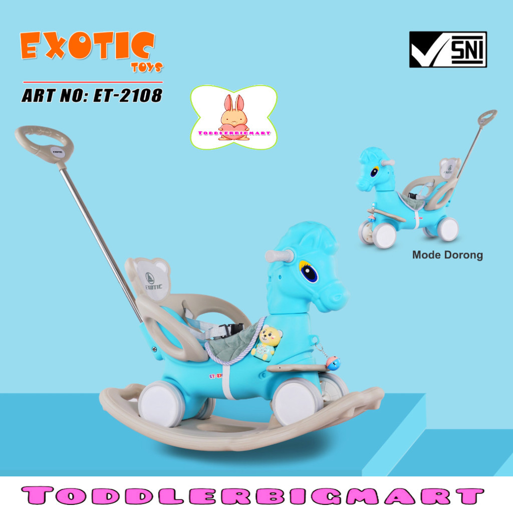 MAINAN ANAK SWING CAR MODE RIDE ON EXOTIC ET 3101 / ET 3102 / ET 3103 / ET 3104 / ET 3105 / ET 2002 