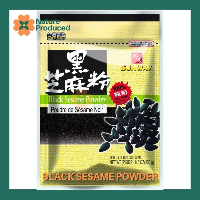 

TERJUAL Sunway Black Sesame Powder 250gr Tepung Wijen Hitam