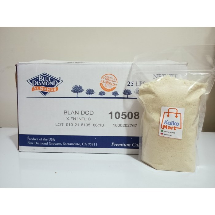 

TERJUAL Almond Ground -Tepung Almond Blue Diamond Repack 1Kg