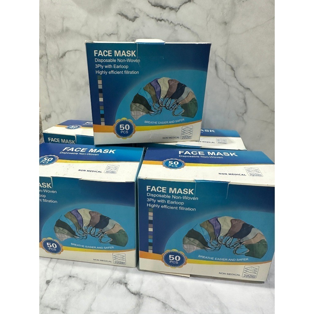 PAKET 12 PACK MASKER DUCKBILL ISI 50 PLUS BOX IMPORT