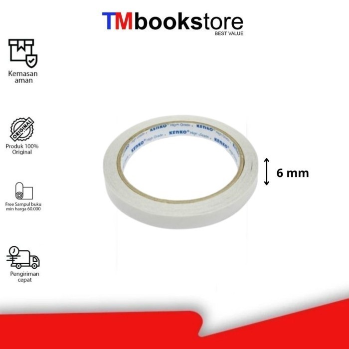 

DOUBLE TAPE 6MM HG BLUE KENKO TMBOOKSTORE