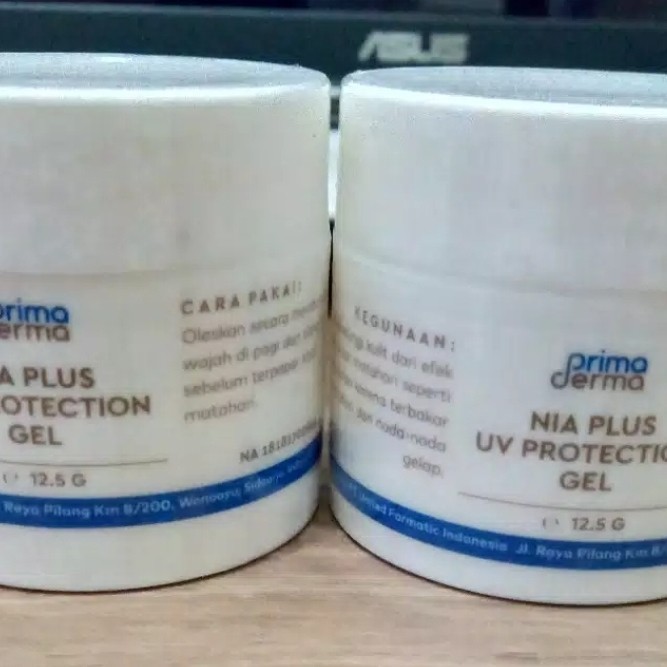 Primaderma Nia Plus UV Protection Gel ringring ready stock