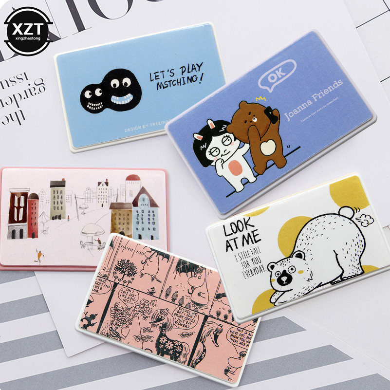 

Cute Kawaii Calculator Cartoon Mini Ultra thin 8-digit Calculator Color Solar Card Calculator Portable Arithmetic Calculator