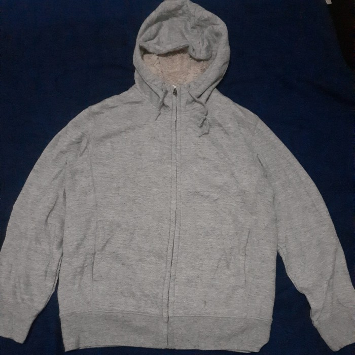 DINDASHOPEE Second branded hodie uniqlo sherpa ziper