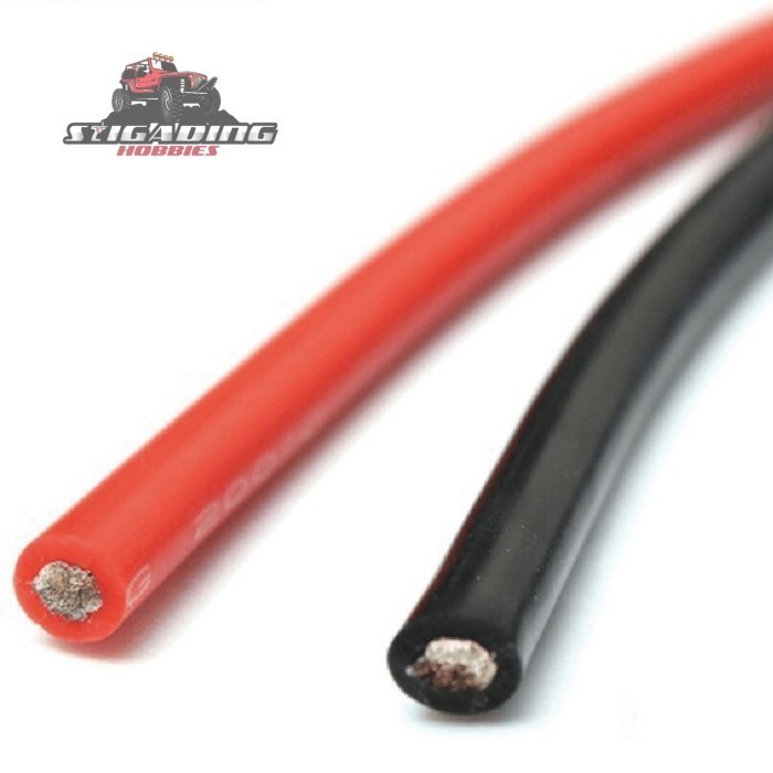 OG99 KABEL SILIKON 18AWG SILICONE WIRE 18 AWG RC CAR WIRE AWG18 - Merah