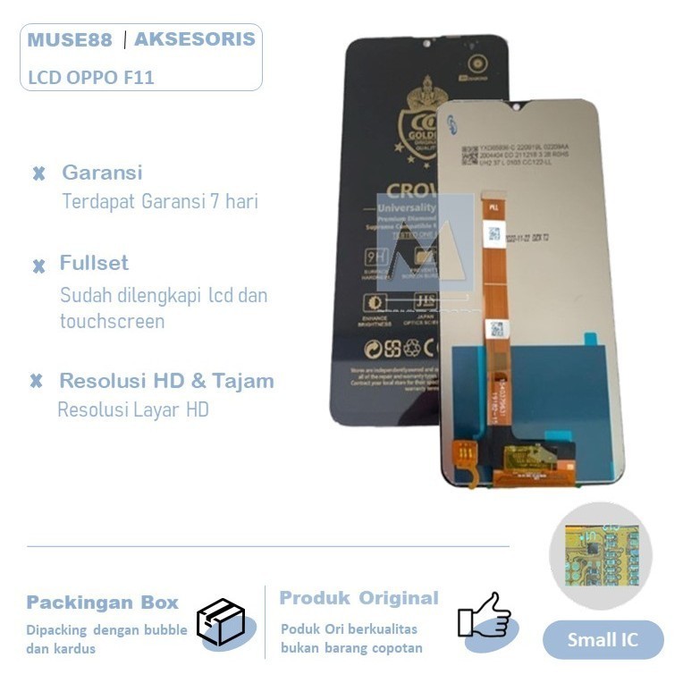 LCD TOUCHSCREEN OPPO F11 COMPLETE ORIGINAL FULLSET / LCD OPPO F11