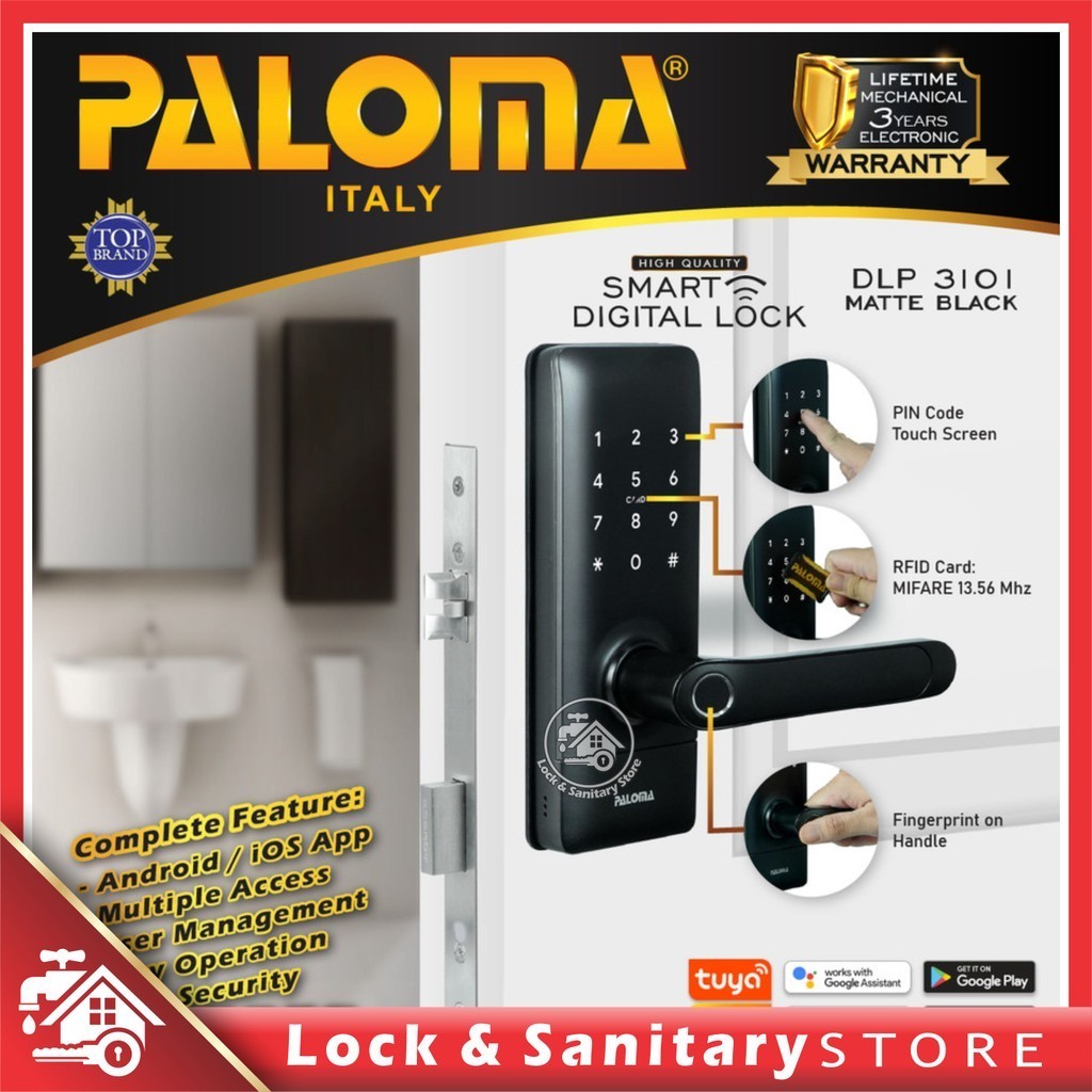 Kunci Elektronik PALOMA DLP 3101 Smart Door Lock Digital Lock