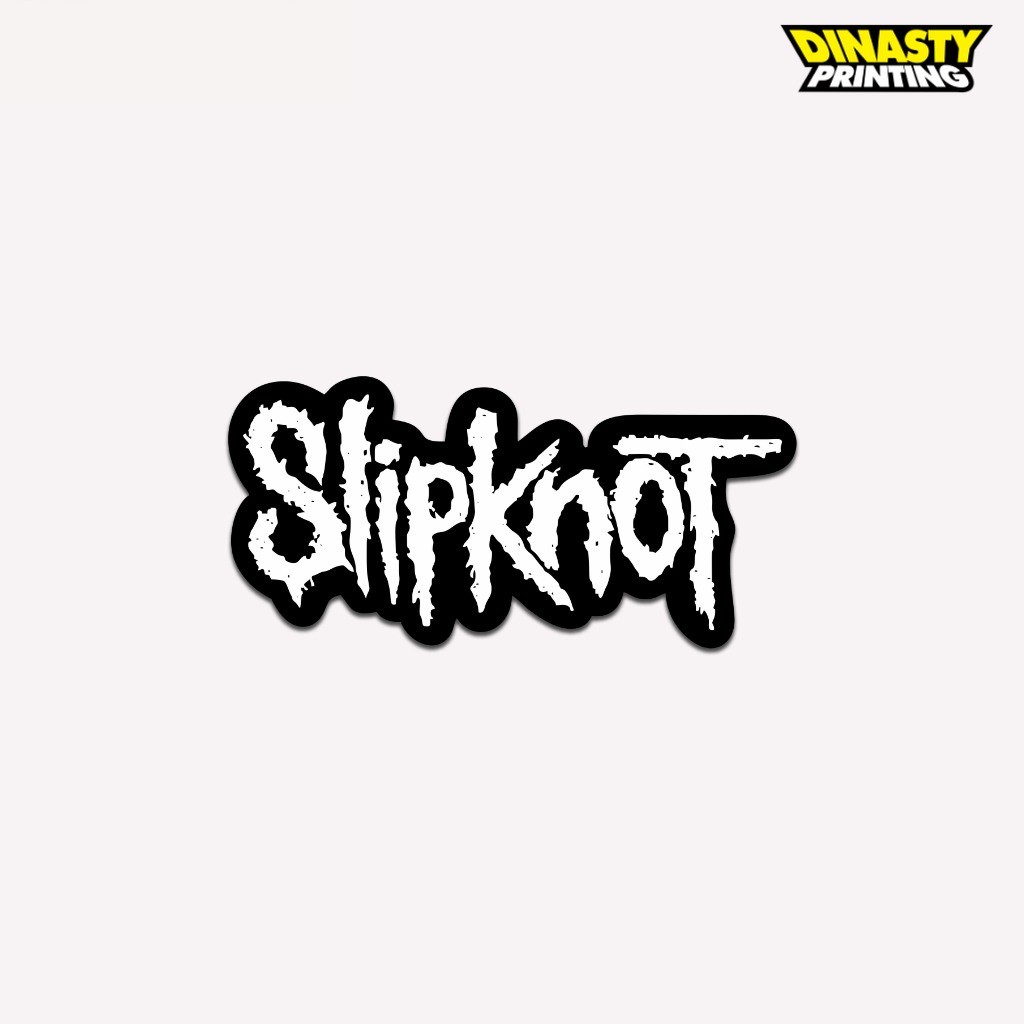 

STICKER PRINT CUT SLIPKNOT | STIKER BAND SERIES