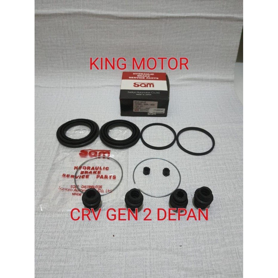 SEAL CALIPER KALIPER KIT REM DEPAN CRV GEN 2 2002 -2006 SAM