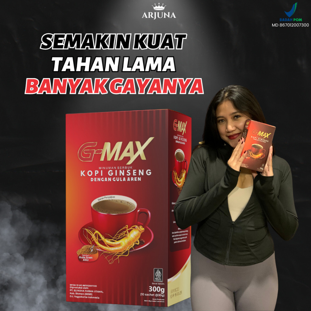 

KOPI G-MAX Minuman Penambah Stamina Pria Dewasa Original 100% Kuat Tahan Lama Bersama Pasangan
