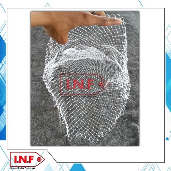 Jaring ikan rajutan tangan benang senar pancing jaring serok senar bisa request ukiran jaring tempat