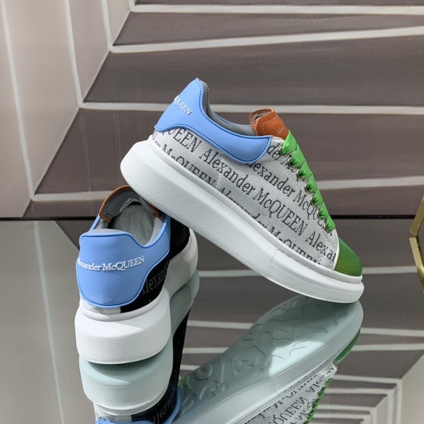 Top Quality Alexander McQueen Low cut Casual Platform Shoes Sneakers Men Women Reflective