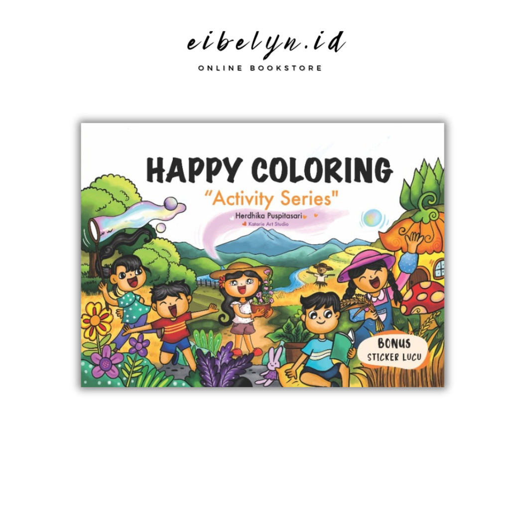 IK6 Buku Anak Mewarnai - Happy Coloring Activity Series
