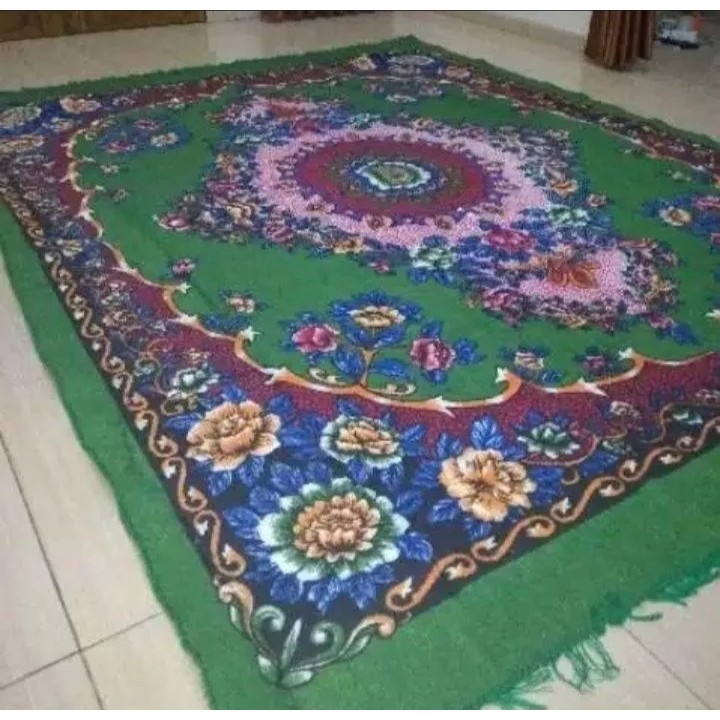 HAMBAL JAGUAR RUMBAI ORIGINAL 100% UKURAN 200x250/120x180 Carpet lantai karpet permadani rumbai