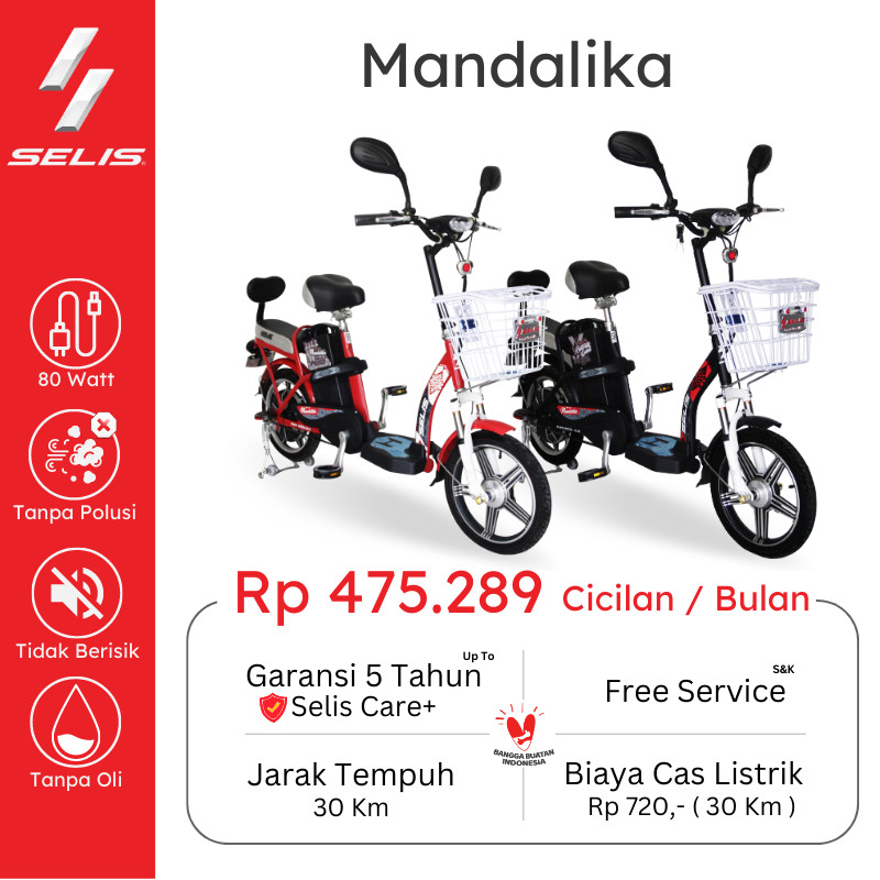 Sepeda listrik Selis tipe Mandalika