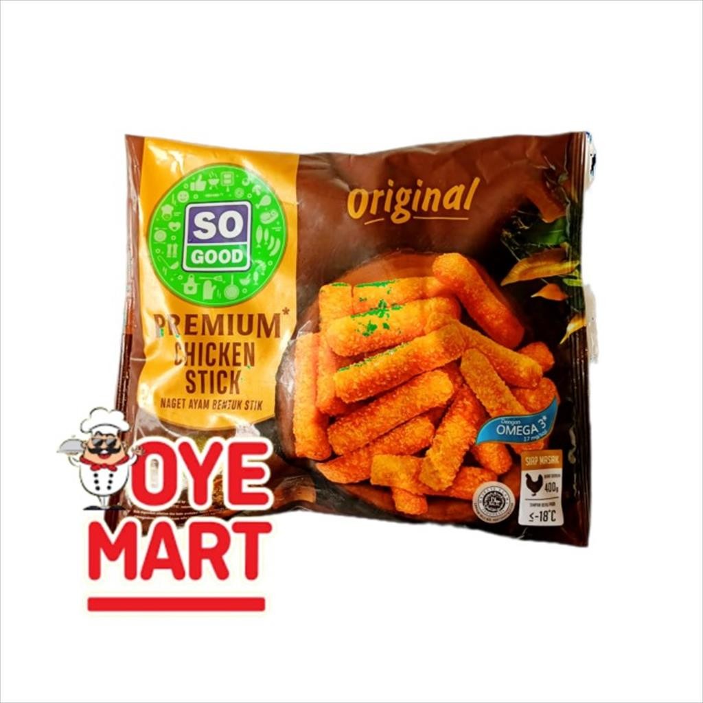 

SO GOOD CHICKEN STICK PREMIUM ORIGINAL 400GR