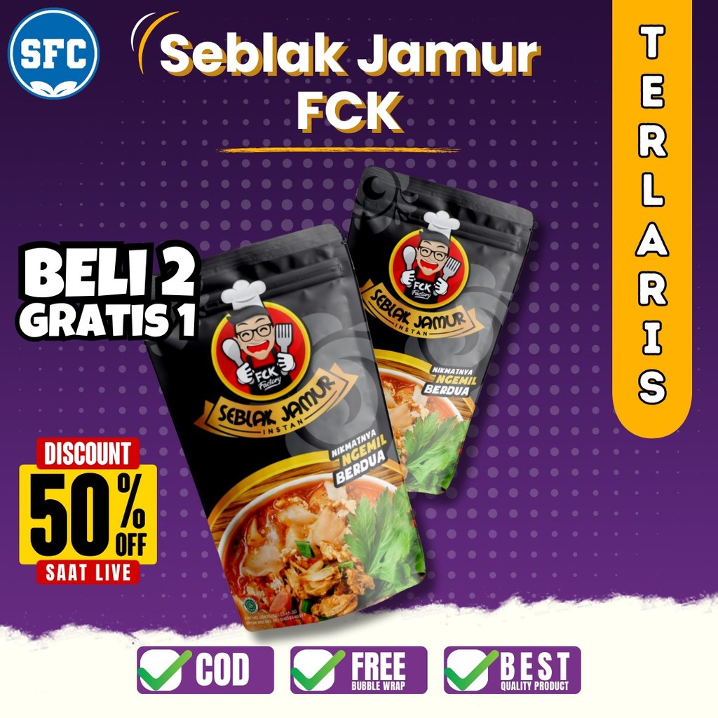 

SEBLAK FCK - PAKET BUNDLE SEBLAK JAMUR INSTAN FCK