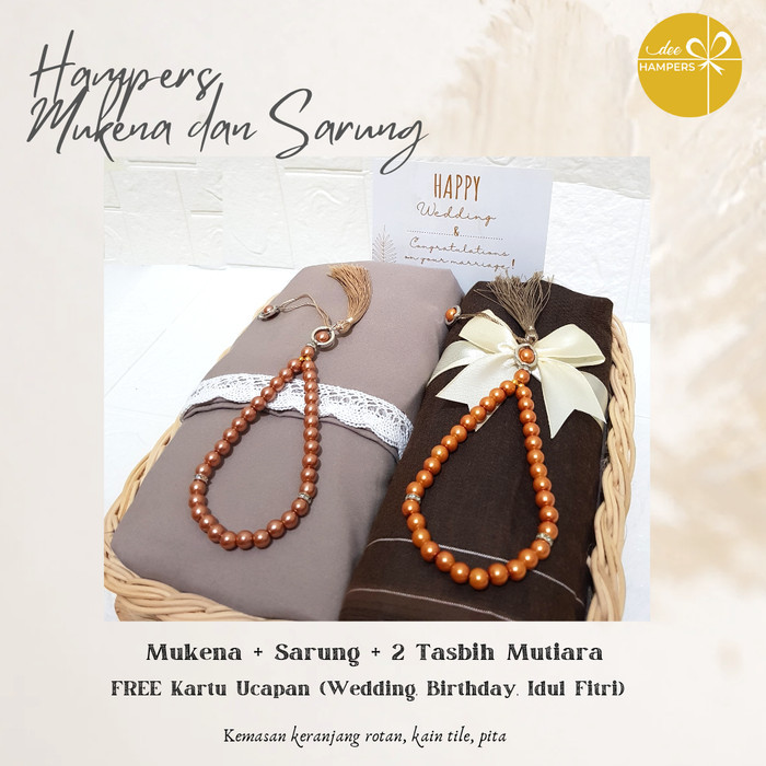 

DISKON Hampers Kado Mukena dan Sarung Dewasa Lebaran Idul Fitri Pernikahan - Mocca