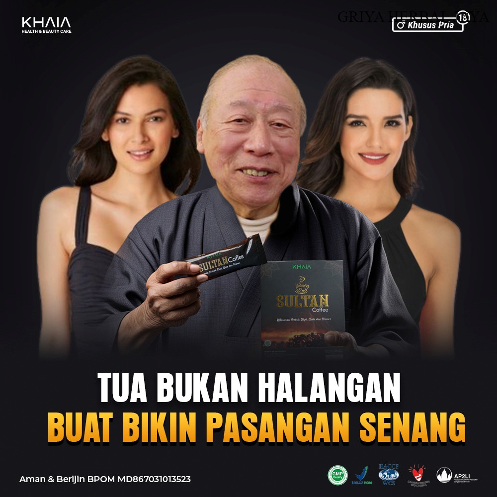 

Kopi Sultan Khaia Coffee Hitam Bubuk Herbal Ginseng Stamina Pria Dewasa Tahan Lama | Kopi Herbal