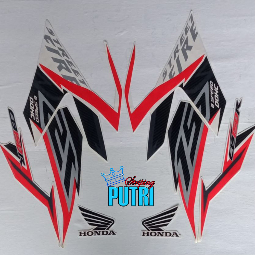 Stiker Striping Honda CB 150R 2016 - List Stiker Standar CB 150R 2016 -