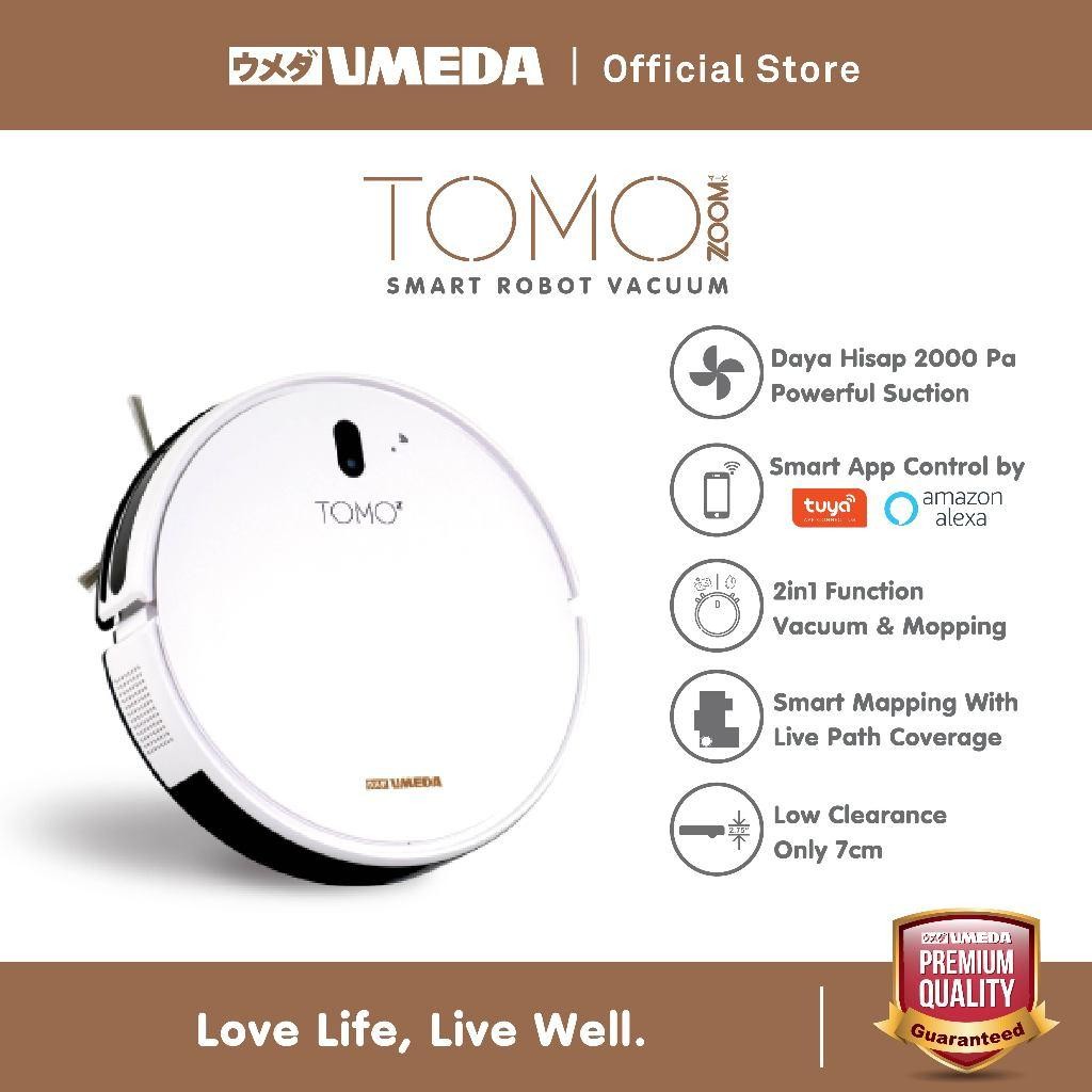 UMEDA Tomo Zoom Vacuum Cleaner and Mop - Sapu Pel Robot