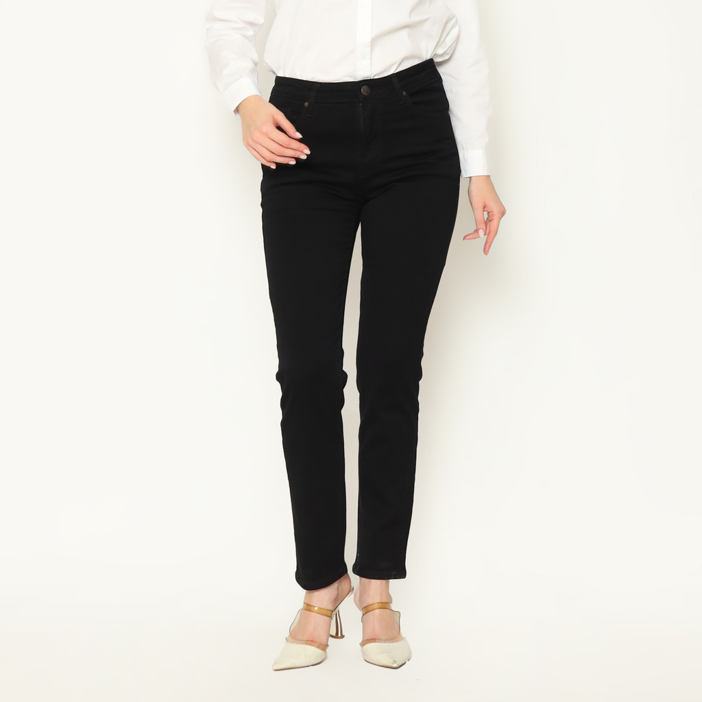 Rodeo - Jeans Wanita - Avasha Jeans - Black