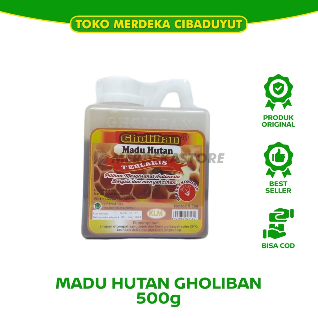 

Madu Hutan Kalimantan Gholiban | Original Murni Penambah Kekebalan Tubuh | Kemasan 500 gram