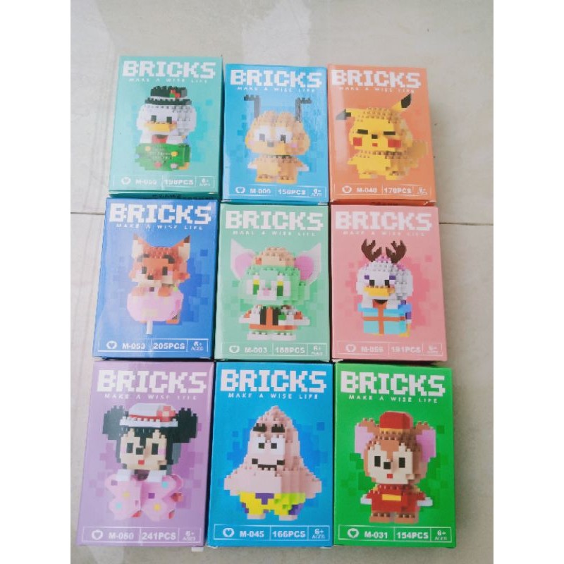 Mainan Lego Bricks bongkar pasang