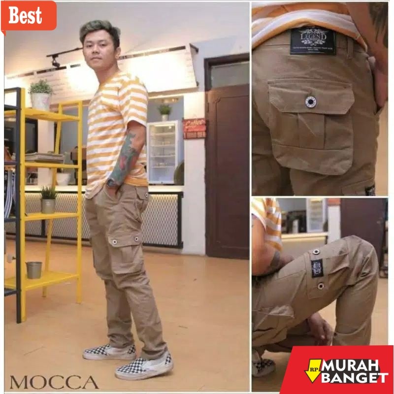 celana cargo panjang pria CELANA PRIA CARGO CARGO PANJANG PRIA DEWASA TERLARIS