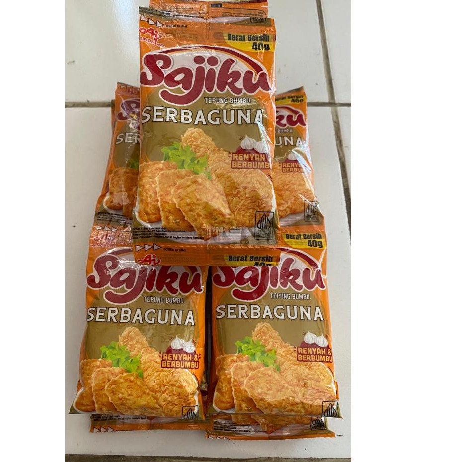 

Tepung Serbaguna Instant Ayam Tempe Tahu Goreng Sajiku Instant 40gr