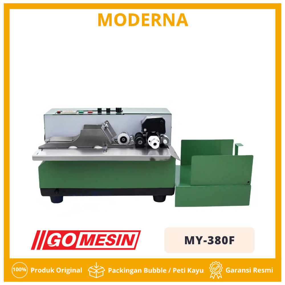 

Mesin Cetak Tanggal Expired Produksi Otomatis Gomesin My-380f Original