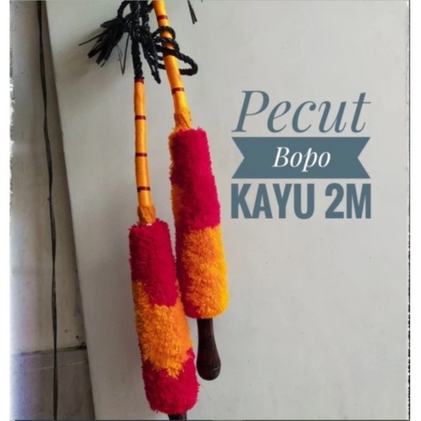 4.4 PECUT BOPO 2 METER JUMBO / MAINAN ANAK PENTAS JARANAN JARAN KEPANG KUDA LUMPING / CAMBUK BARONGA