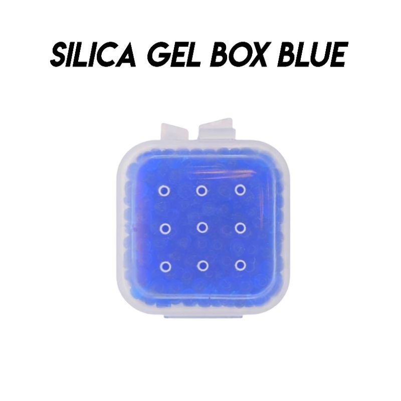 Silica Gel Box / Silica Gel Blue Box / Silica Gel Untuk Sepatu, Tas, Topi, Helm / Silika Gel Biru / 