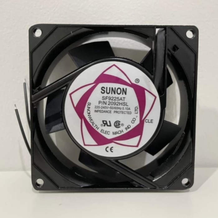 Kipas AC 220V 9x9 cm / Fan AC 220 Volt 9 CM Tebal 2.5 cm Fan AC 220V//Kipas AC 220V 9x9 cm / Fan AC 