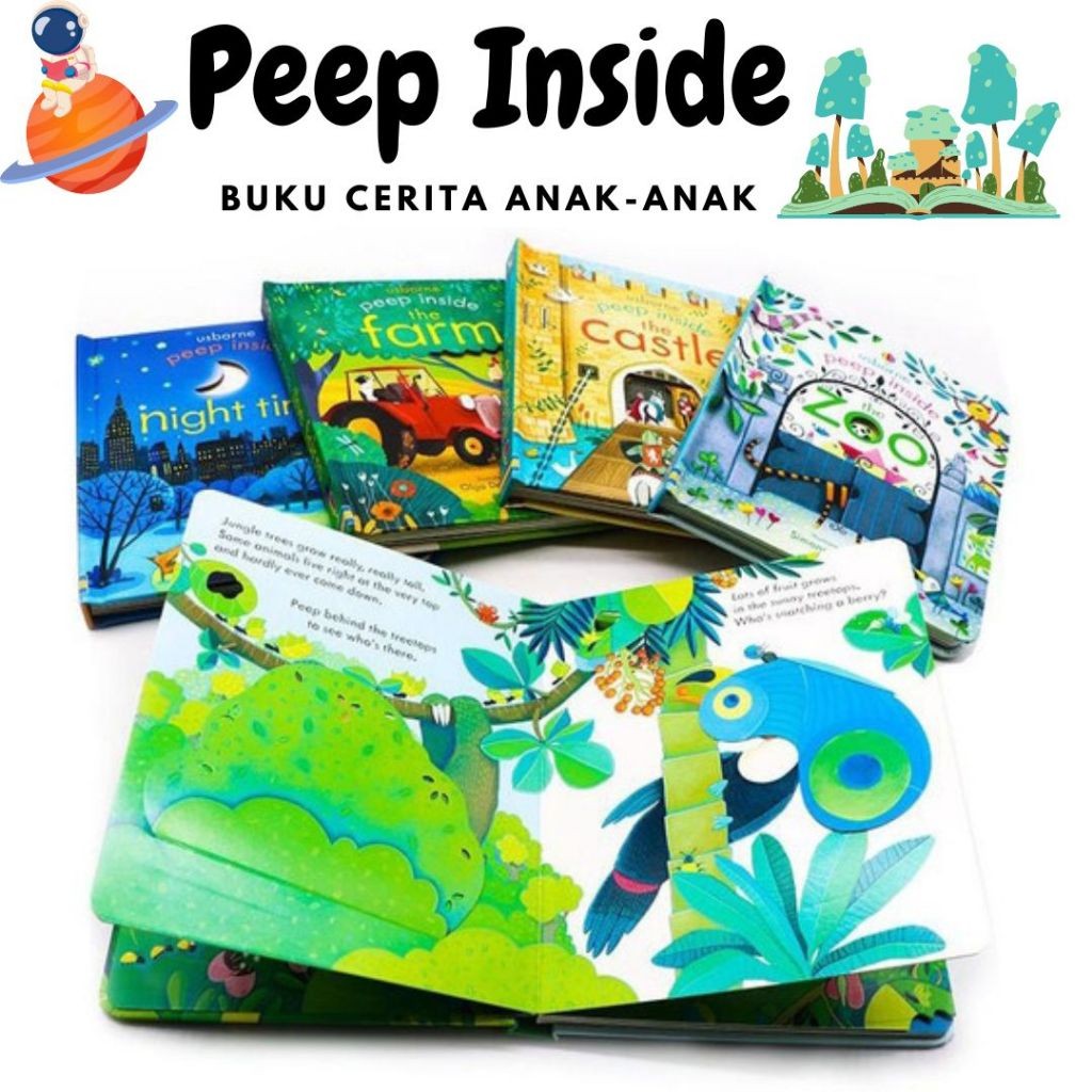 

[MAMAME] Peep Inside Buku Mengintip-intip Dalam Buku Bahasa Inggris Cerita Anak// Buku Cerita Anak-anak