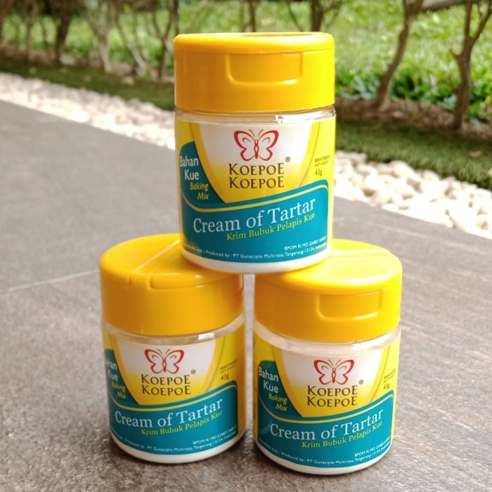 

CREAM OF TARTAR / KRIM BUBUK PELAPIS KUE KOEPOE KOEPOE