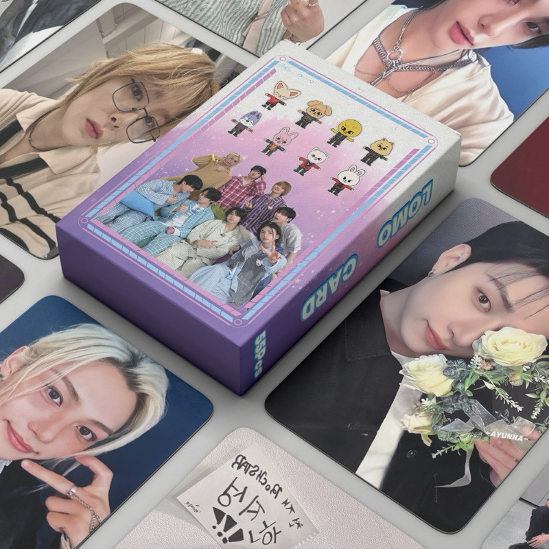 (55 Lembar) Hologram Photocard Stray Kids Avatar PC Baru Datang